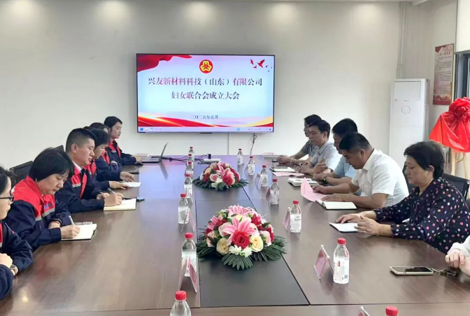 兴友新材料妇联成立大会现场